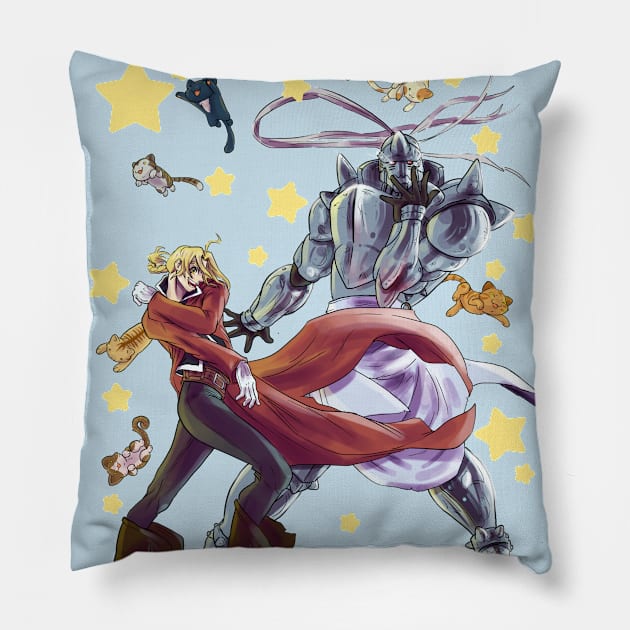 Fullmetal AlCATmist Pillow by Galhardo