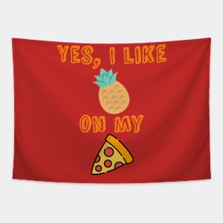 Pineapple Pizza Tapestry