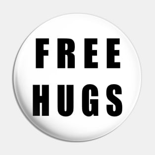 Free Hugs Pin