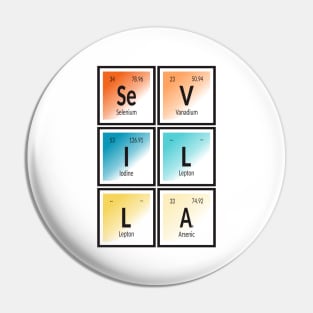 Sevilla City | Periodic Table Pin