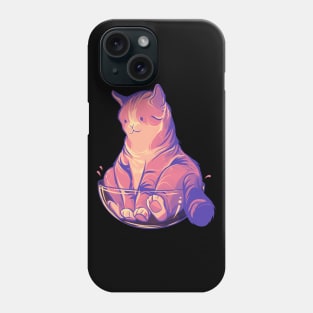 Funny cat - if it fits, it sits! Phone Case