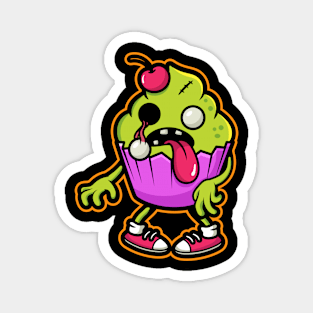 Cupcake Zombie Magnet