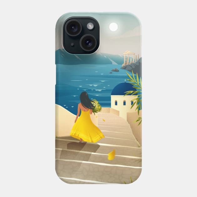 Discover Greece Phone Case by Anniko_story