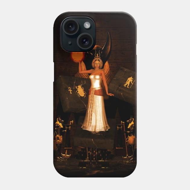 Beautiful egypytian women and anubis Phone Case by Nicky2342