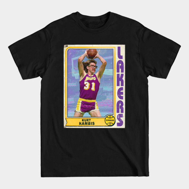 Discover Kurt Rambis Retro Trading Card - Basketball - T-Shirt