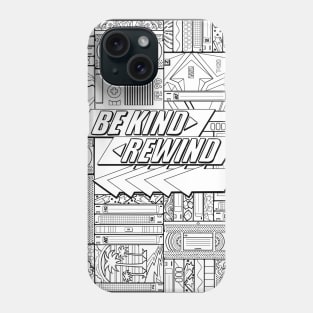 Be Kind Rewind - 80s, 1980s Throwback Phone Case