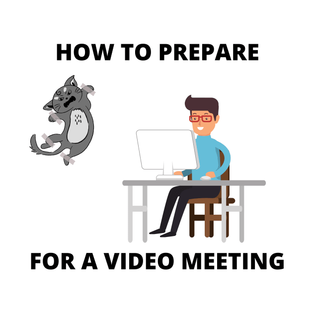 How To Prepare For A Video Meeting Joke Cat Meme Zoom Call by ohsheep