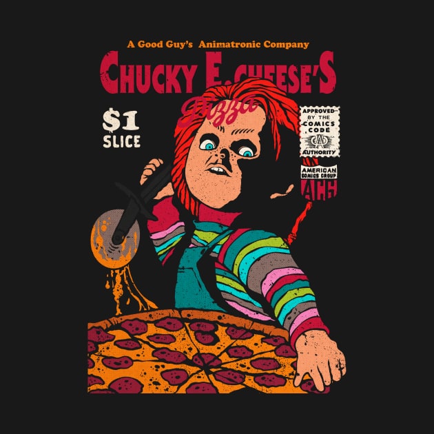 Chucky E. Cheese's Pizza by designedbydeath