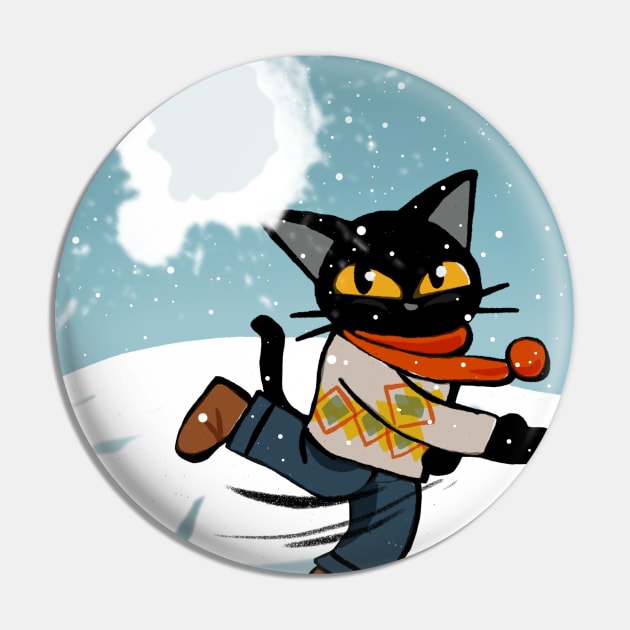 Snowball fight Pin by BATKEI