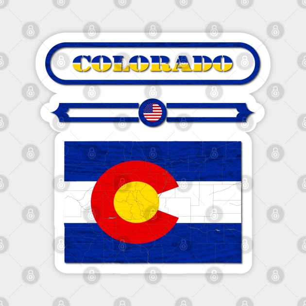 COLORADO STATE, UNITED STATES, USA. SAMER BRASIL Magnet by Samer Brasil