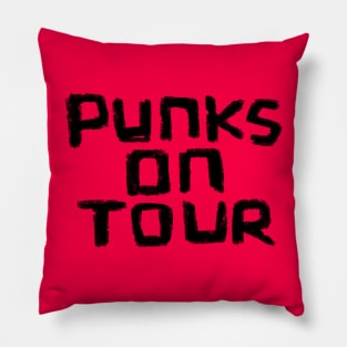 Punks on Tour for Punks Pillow