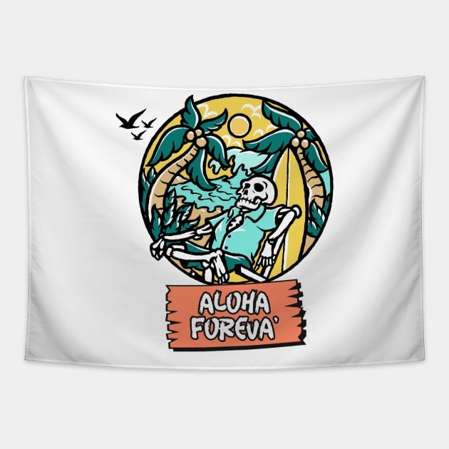 Aloha Forever Tapestry by nightDwight