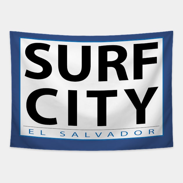 Surf City El Salvador Tapestry by Estudio3e