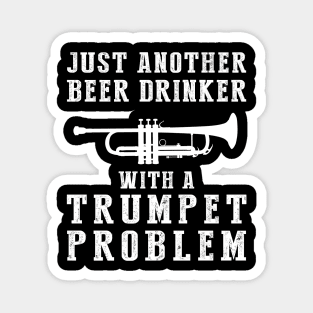 Blow & Brew: A Hilarious Tee for Trumpet Beer Enthusiasts! Magnet