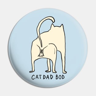 Cat Dad Bod Pin