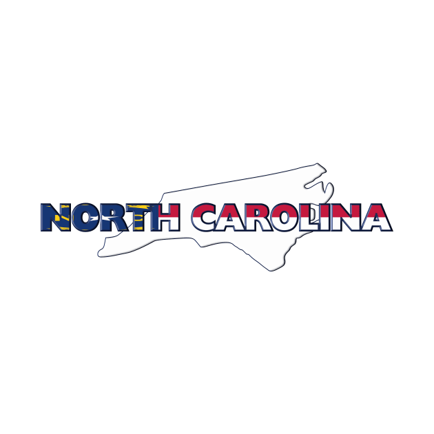 North Carolina Colored State Letters by m2inspiration