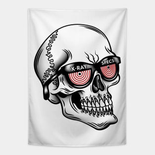 X-Ray Specs Skull Tapestry