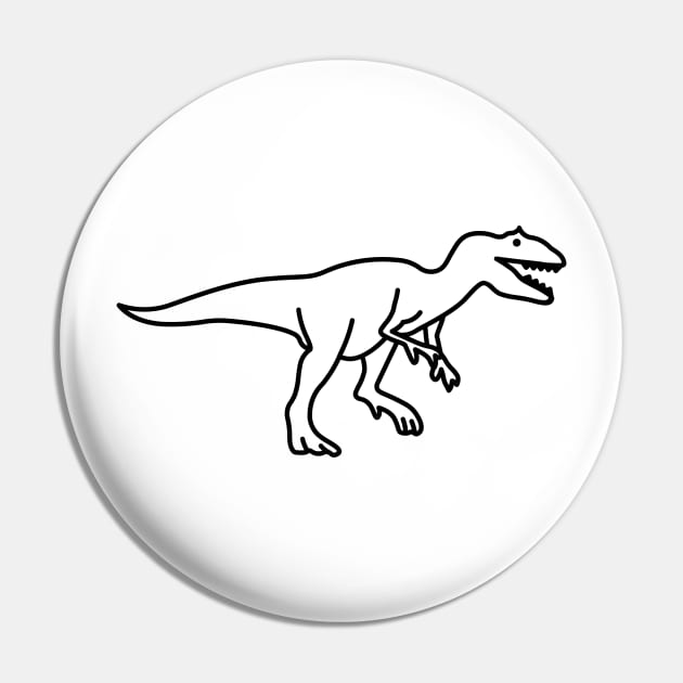 Allosaurus Pin by Radradrad