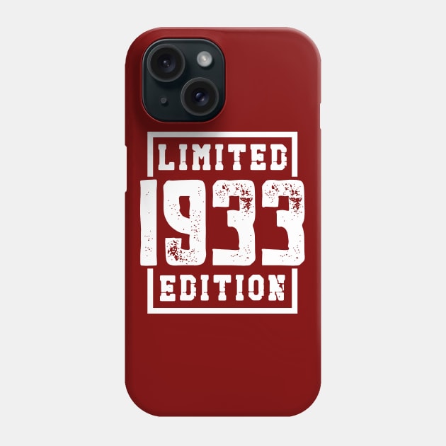 1933 Limited Edition Phone Case by colorsplash