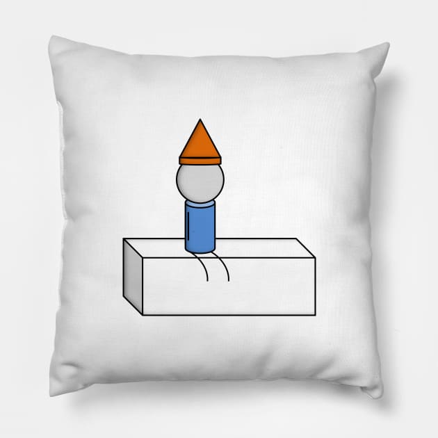 Mignome Sitting Pillow by NoirPineapple