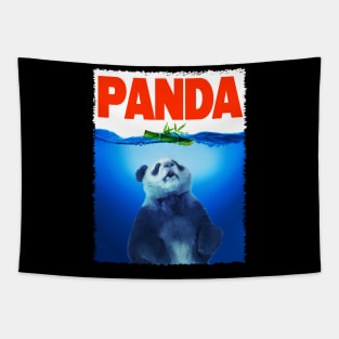 Bamboo Beauty Chic Panda Tee for Nature and Wildlife Lovers Tapestry