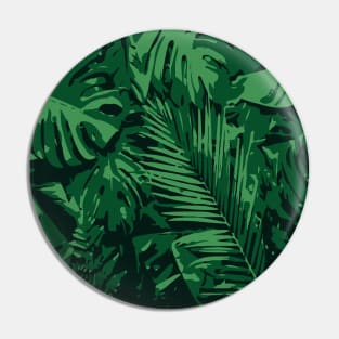 Green Leaves Pin