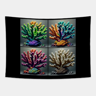 Pop Staghorn Coral - Cool Underwater Tapestry