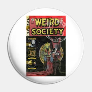 Dave Sim's Weird Society (distressed) Pin