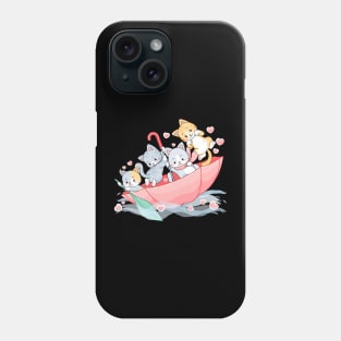 Sugar Glider Rainy Day With Umbrella Phone Case