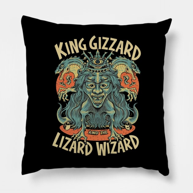 Lizard King's Sonic Odyssey Pillow by Aldrvnd