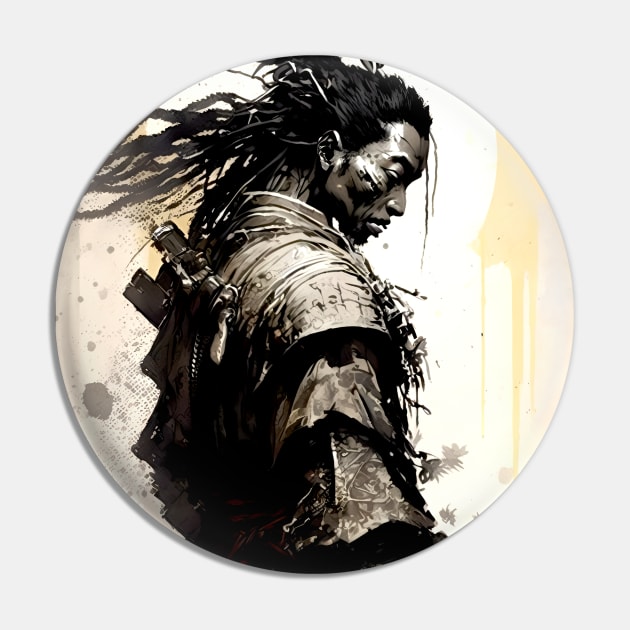 Yasuke Black Samurai in 1579 Feudal Japan No. 8 Pin by Puff Sumo