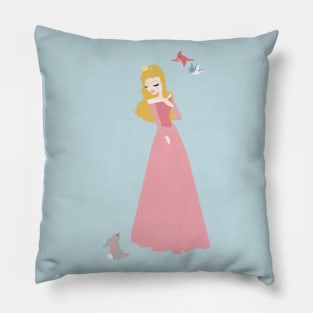 Princess Three Pink Pillow