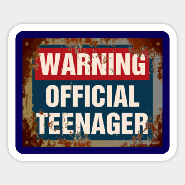 Official Teenager 13th Birthday Gift Cool 13 Years Old Boy Best Official Teenager Gift For 13th Birthday Tees Official Teenager Sticker Teepublic Uk