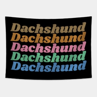 Dachshund x5 | Dachshund Lover | Doxie Graphic | Dachshund Mom & Dad | Dog Lovers | Wiener Dog Tapestry