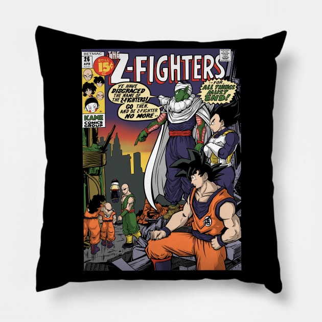THE Z-FIGHTERS Pillow by BetMac