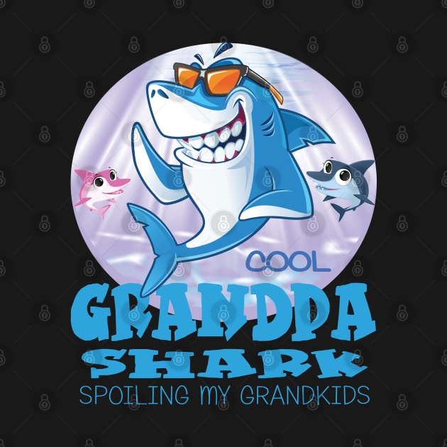 Grandpa Shark Spoiling My Kids Gifts by Envision Styles