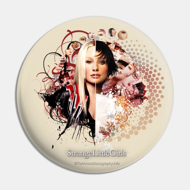 Strange Little Girls (No Top Text) - Official TAD Shirt Pin by ToriAmosDiscography