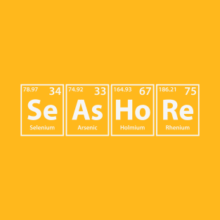 Seashore (Se-As-Ho-Re) Periodic Elements Spelling T-Shirt