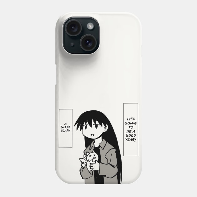 I redraw the good year cat plushies sakaki / azumanga daioh manga Phone Case by mudwizard