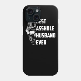 Best Asshole Husband Ever Funny Skull Husband Phone Case