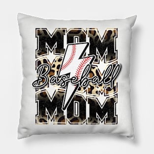 Baseball mom animal bolt Pillow