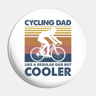 Cycling Dad Vintage Gift Father's Day Pin