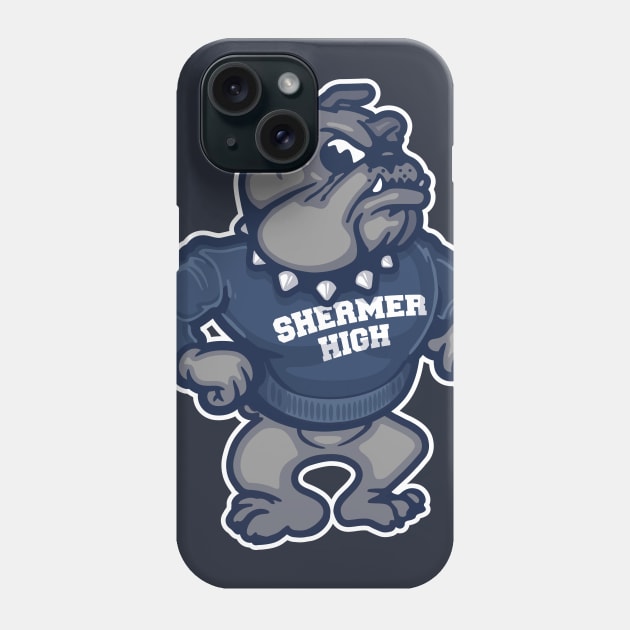 Shermer High Bulldog Mascot Phone Case by Pufahl