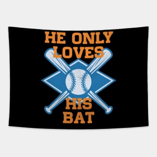 He only love his bat and his mom Tapestry