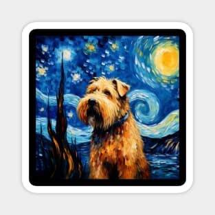 Irish Terrier painted by Vincent Van Gogh Magnet