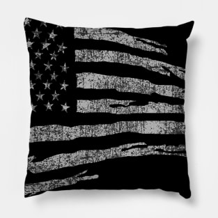 White American Flag Pillow