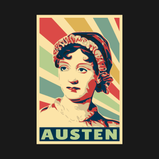 Jane Austen Vintage Colors T-Shirt