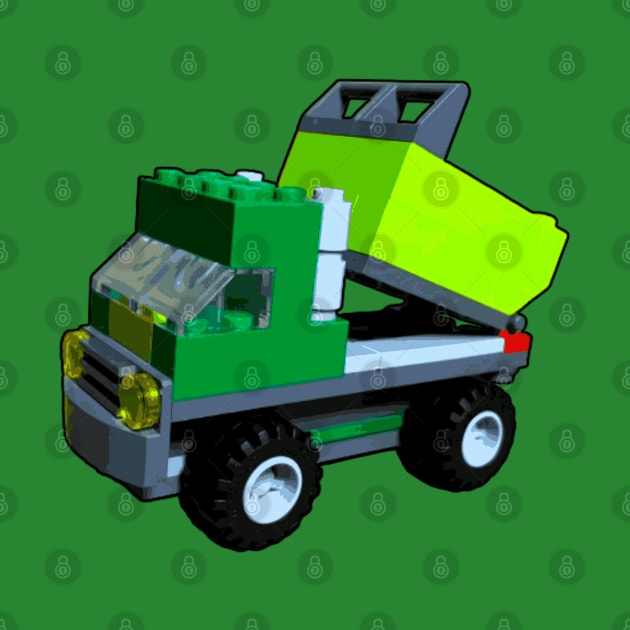 Brick Creations - Garbage Truck by druscilla13