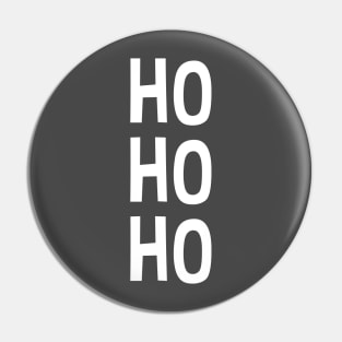 HoHoHo (white) Pin