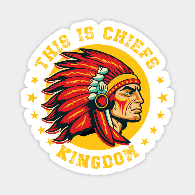 Kansas City Chiefs Magnet by vectrus